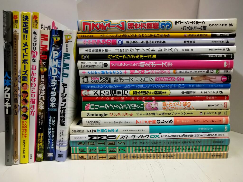 アニメ・イラストの描き方、ポージング集